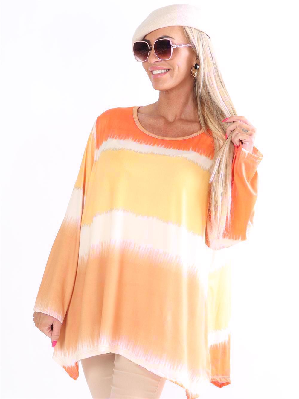 Lois - Blød bluse med print